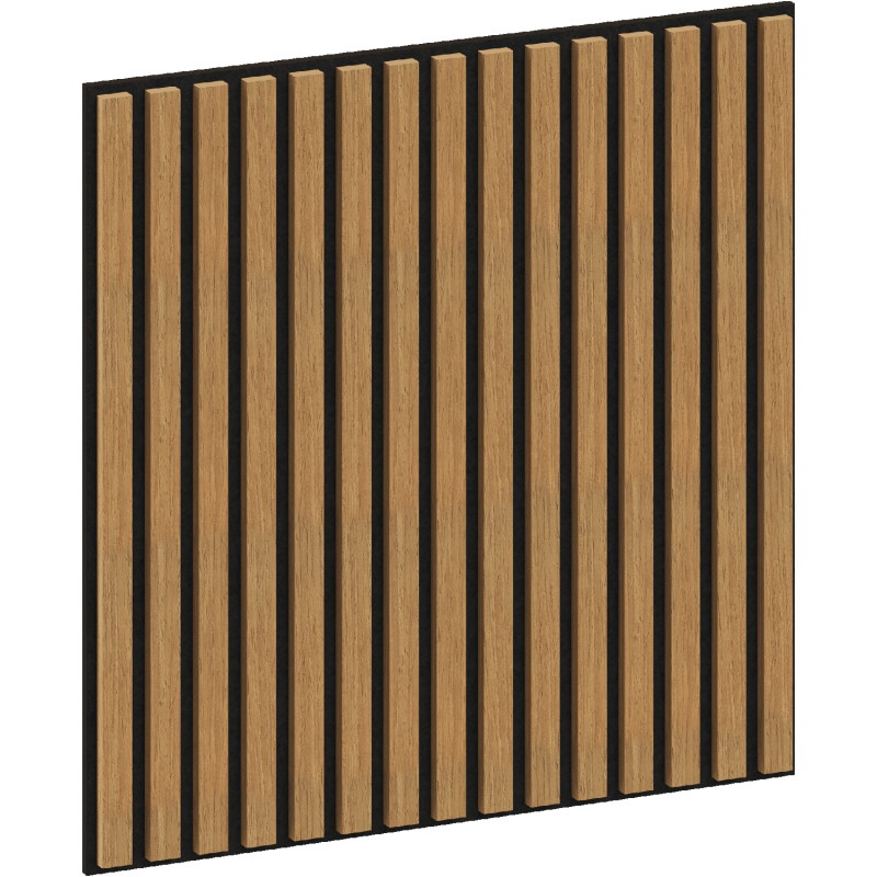Mexen Linea 15 akustische Wandpaneele 60 x 60 cm (4 Stück), Filz 9 mm, technisches Furnier, Eiche Classic - S110-60607-15-041
