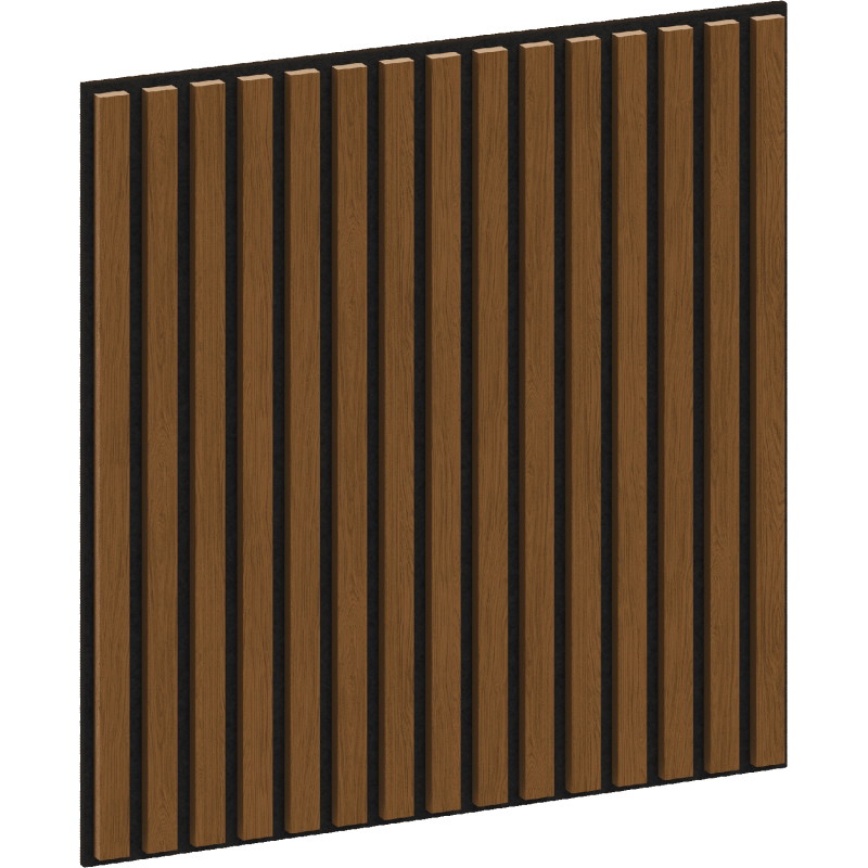Mexen Linea 15 Akustik-Wandpaneel 60 x 60 cm (4 Stk.), Filz 9 mm, technisches Furnier, Natürliche Eiche - S110-60607-15-042