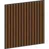 Mexen Linea 15 Akustik-Wandpaneel 60 x 60 cm (4 Stk.), Filz 9 mm, technisches Furnier, Natürliche Eiche - S110-60607-15-042