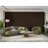 Mexen Linea 26 Akustik-Wandpaneel 60 x 60 cm (4 Stk.), Filz 9 mm, technisches Furnier, Mocca-Eiche - S110-60607-26-045