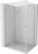 Mexen Mist-H Duo Duschkabine schwenkbar 70 x 70 cm, transparent, Chrom - 8A5-070L-070P-01-00