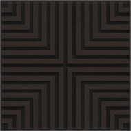 Mexen Linea 02 akustische Wandpaneele 60 x 60 cm (4Stk.), Filz 9 mm, technisches Furnier, Schwarze Eiche - S110-60607-02-046
