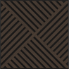 Mexen Linea 08 Akustik-Wandpaneel 60 x 60 cm (4 Stk.), Filz 9 mm, technisches Furnier, Mocca Eiche - S110-60607-08-045