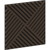 Mexen Linea 08 Akustik-Wandpaneel 60 x 60 cm (4 Stk.), Filz 9 mm, technisches Furnier, Mocca Eiche - S110-60607-08-045