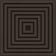 Mexen Linea 13 Akustik-Wandpaneel 60 x 60 cm (4 Stück), Filz 9 mm, technisches Furnier, Mocca Eiche - S110-60607-13-045