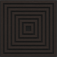 Mexen Linea 13 Akustik-Wandpaneel 60 x 60 cm (4 Stk.), Filz 9 mm, technisches Furnier, Schwarze Eiche - S110-60607-13-046
