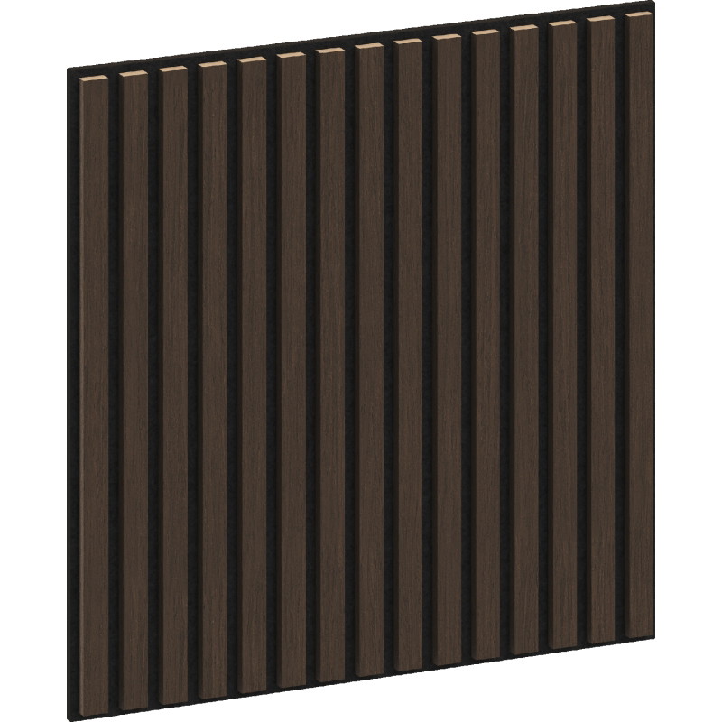Mexen Linea 15 Akustik-Wandpaneel 60 x 60 cm (4St.), Filz 9 mm, technisches Furnier, Eiche Mocca - S110-60607-15-045