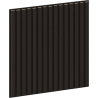 Mexen Linea 15 akustisches Wandpaneel 60 x 60 cm (4 Stk.), Filz 9 mm, technisches Furnier, Schwarze Eiche - S110-60607-15-046