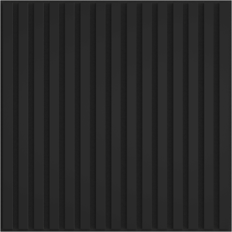Mexen Linea 15 Akustik-Wandpaneel 60 x 60 cm (4 Stk.), Filz 9 mm, technisches Furnier, Schwarz Matt - S110-60607-15-053