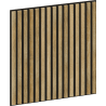 Mexen Linea 15 Akustik-Wandpaneel 60 x 60 cm (4 Stück), Filz 9 mm, Technisches Furnier, Honigeiche - S110-60607-15-066