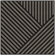 Mexen Linea 25 Akustische Wandplatte 60 x 60 cm (4 Stk.), Filz 9 mm, technisches Furnier, Graue Eiche - S110-60607-25-043