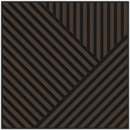 Mexen Linea 25 Akustik-Wandpaneel 60 x 60 cm (4 Stk.), Filz 9 mm, technisches Furnier, Mocca-Eiche - S110-60607-25-045