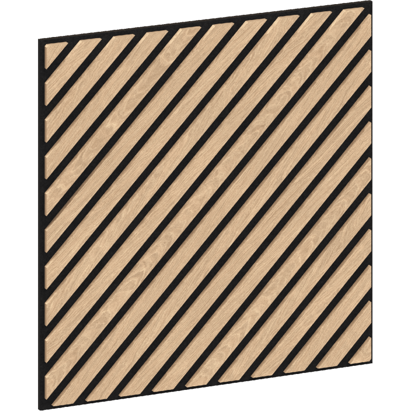 Mexen Lam-B Wandpaneele 275 x 30 cm, HDF Platte 4 mm, technisches Furnier, Sandiger Eiche - S100-275307-3015-001