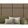 Mexen Lam-B Wandpaneele 275 x 30 cm, HDF Platte 4 mm, technisches Furnier, Sandiger Eiche - S100-275307-3015-001