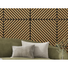 Mexen Lam-B Wandpaneele 275 x 30 cm, HDF Platte 4 mm, technisches Furnier, Sandiger Eiche - S100-275307-3015-001