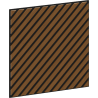 Mexen Linea 39 Akustik-Wandpaneel 60 x 60 cm (4 Stück), Filz 9 mm, technisches Furnier, Natur-Eiche - S110-60607-39-042