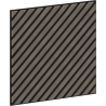 Mexen Lam-B Wandpaneele 275 x 30 cm, HDF Platte 4 mm, technisches Furnier, Sandiger Eiche - S100-275307-3015-001