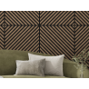 Mexen Lam-B Wandpaneele 275 x 30 cm, HDF Platte 4 mm, technisches Furnier, Sandiger Eiche - S100-275307-3015-001