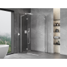 Mexen Mist-H L Duo-Duschkabine, links öffnend, 120 x 80 cm, transparent, weiß - 8A5L-120L-080P-20-00