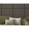Mexen Linea 01 akustische Wandpaneele 60 x 60 cm (4 Stk.), Filz 9 mm, technisches Furnier, Graueiche - S110-60607-01-043