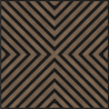Mexen Linea 01 Akustik-Wandpaneel 60 x 60 cm (4 Stück), Filz 9 mm, technisches Furnier, Dunkle Walnuss - S110-60607-01-044