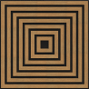 Mexen Linea 13 Akustische Wandpaneele 60 x 60 cm (4 Stück), Filz 9 mm, Technisches Furnier, Eiche Classic - S110-60607-13-041