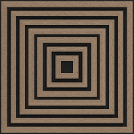 Mexen Linea 13 Akustik-Wandpaneel 60 x 60 cm (4 Stk.), Filz 9 mm, technisches Furnier, Helle Walnuss - S110-60607-13-047