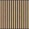 Mexen Linea 15 Akustik-Wandpaneel 60 x 60 cm (4 Stk.), Filz 9 mm, technisches Furnier, Gebleichte Eiche - S110-60607-15-040