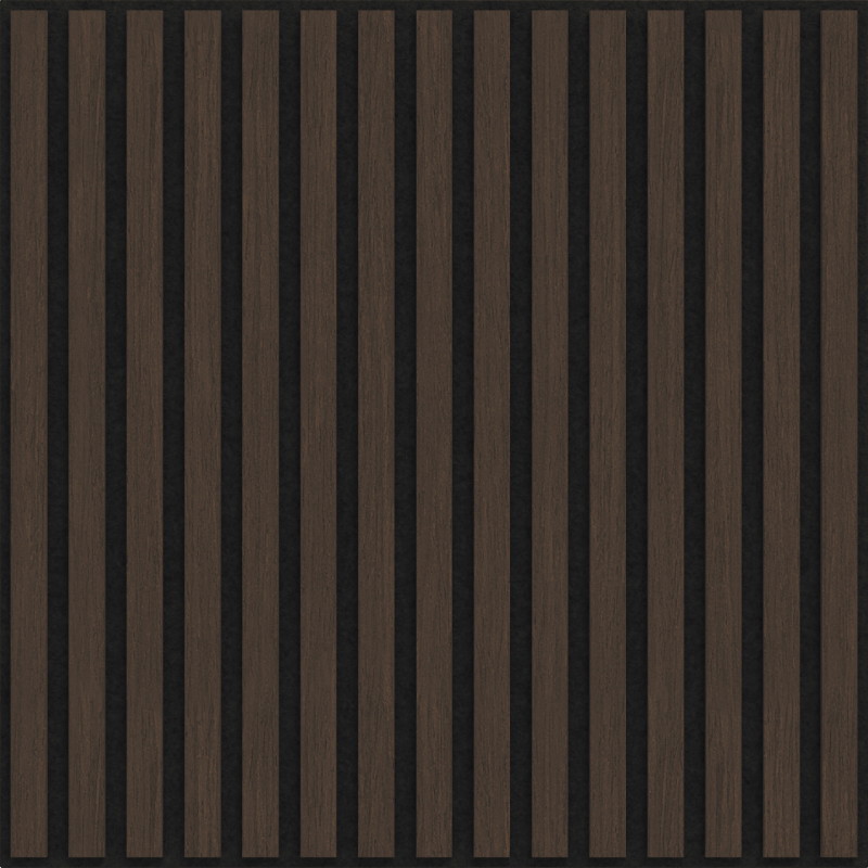 Mexen Linea 15 Akustik-Wandpaneel 60 x 60 cm (4St.), Filz 9 mm, technisches Furnier, Eiche Mocca - S110-60607-15-045