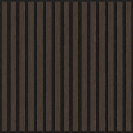 Mexen Linea 15 Akustik-Wandpaneel 60 x 60 cm (4St.), Filz 9 mm, technisches Furnier, Eiche Mocca - S110-60607-15-045