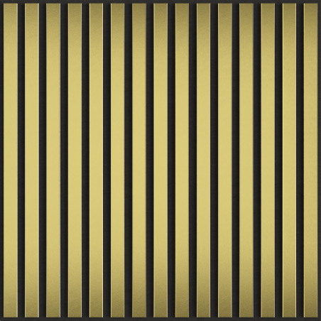 Mexen Linea 15 Akustik-Wandpaneel 60 x 60 cm (4 Stück), Filz 9 mm, Technisches Furnier, Gold - S110-60607-15-057