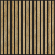 Mexen Linea 15 Akustik-Wandpaneel 60 x 60 cm (4 Stück), Filz 9 mm, Technisches Furnier, Honigeiche - S110-60607-15-066