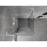 Mexen Mist-H L Duo-Duschkabine mit Schwingtür 115 x 115 cm, transparent, weiß - 8A5L-115L-115P-20-00