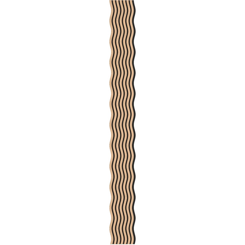 Mexen Lam-SF 01 Akustische Wandpaneele 280 x 30 cm, Filz 9 mm, technisches Furnier, Gebleichte Eiche - S106-280-01-040