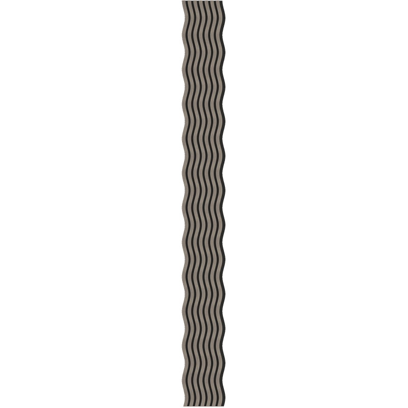 Mexen Lam-SF 01 Schallabsorber Wandleisten 280 x 30 cm, Filz 9 mm, technische Furnier, Graue Eiche - S106-280-01-043