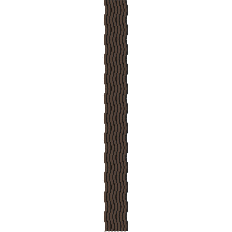 Mexen Lam-SF 01 Akustik-Wandpaneele 280 x 30 cm, Filz 9 mm, technisches Furnier, Eiche Mocca - S106-280-01-045