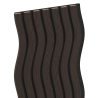 Mexen Lam-SF 01 Akustik-Wandlamellen 280 x 30 cm, Filz 9 mm, technisches Furnier, Schwarze Eiche - S106-280-01-046