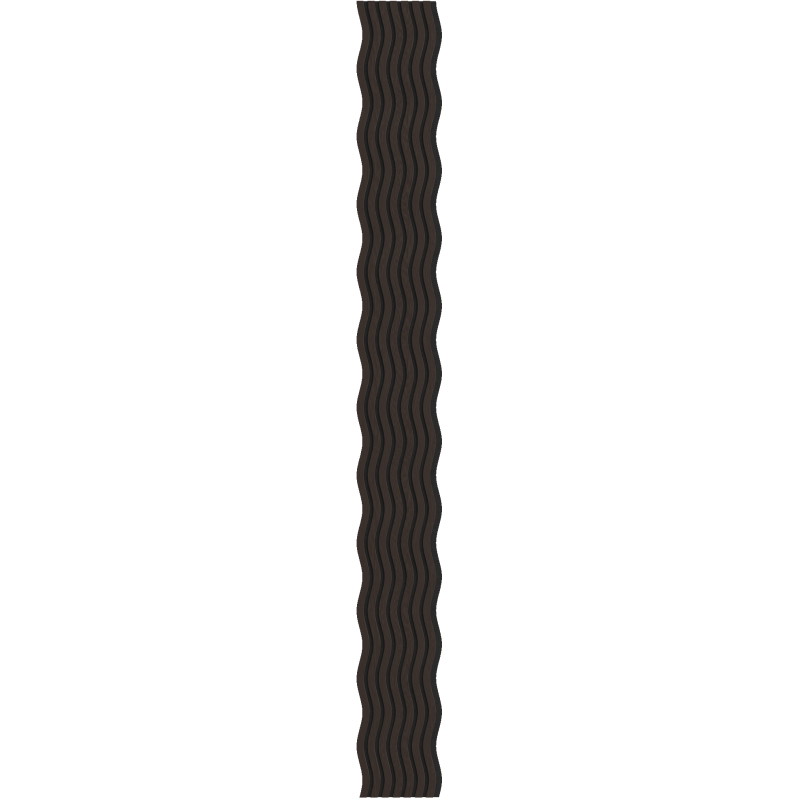 Mexen Lam-SF 01 Akustische Wandpaneele 280 x 30 cm, Filz 9 mm, technisches Furnier, Schwarze Eiche - S106-280-01-046