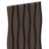 Mexen Lam-SF 01 Lam-SF 26 akustische Wandpaneele 280 x 30 cm, 9 mm Filz, technisches Furnier, Eiche Mocca - S106-280-26-045