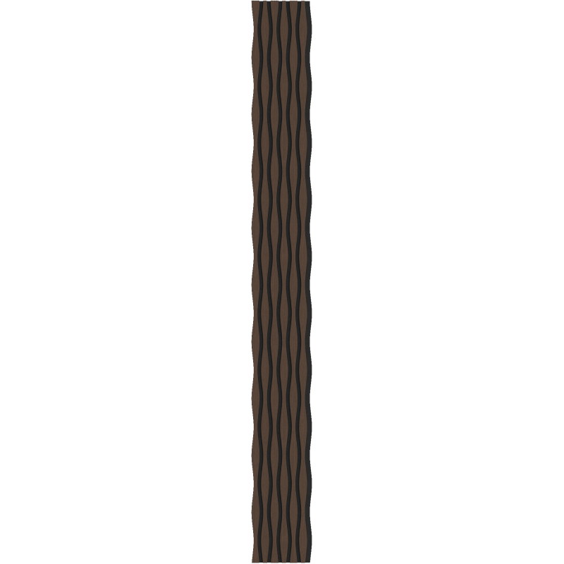 Mexen Lam-SF 01 Lam-SF 26 akustische Wandpaneele 280 x 30 cm, 9 mm Filz, technisches Furnier, Eiche Mocca - S106-280-26-045