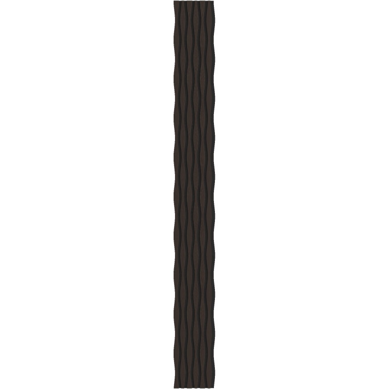 Mexen Lam-SF 01 Lam-SF 26 akustische Wandpaneele 280 x 30 cm, Filz 9 mm, technisches Furnier, Schwarzeiche - S106-280-26-046