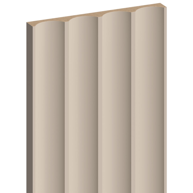 Mexen Strito 01 Strio 01 Wandlamellen geriffelt 280 x 14,5 cm (2 Stück), Kaschmir - S120-280-01-302