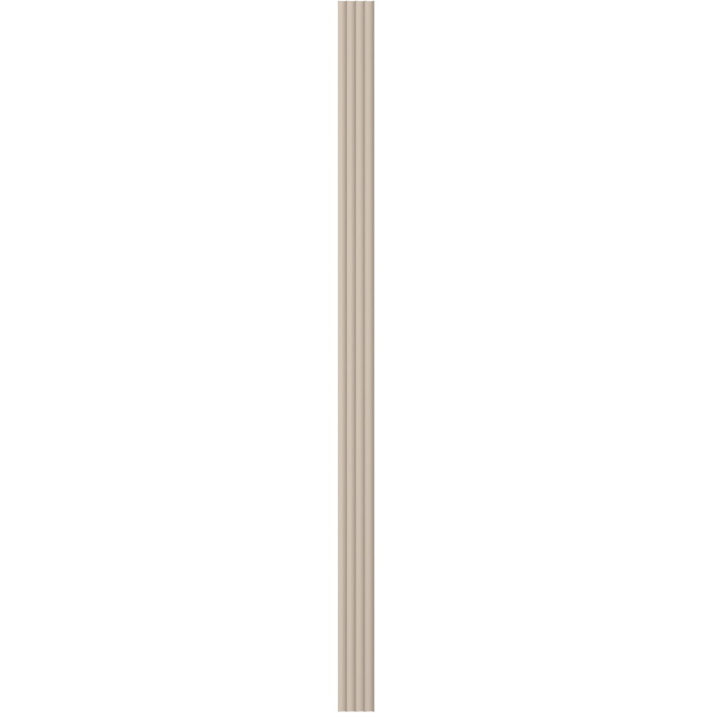 Mexen Strito 01 Strio 01 Wandlamellen geriffelt 280 x 14,5 cm (2 Stück), Kaschmir - S120-280-01-302