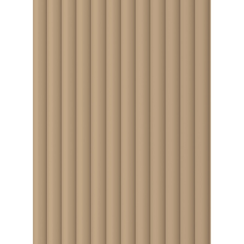 Mexen Strito 01 Strio 01 gerillte Wandpaneele 280 x 14,5 cm (2 Stk.), Cappuccino - S120-280-01-304