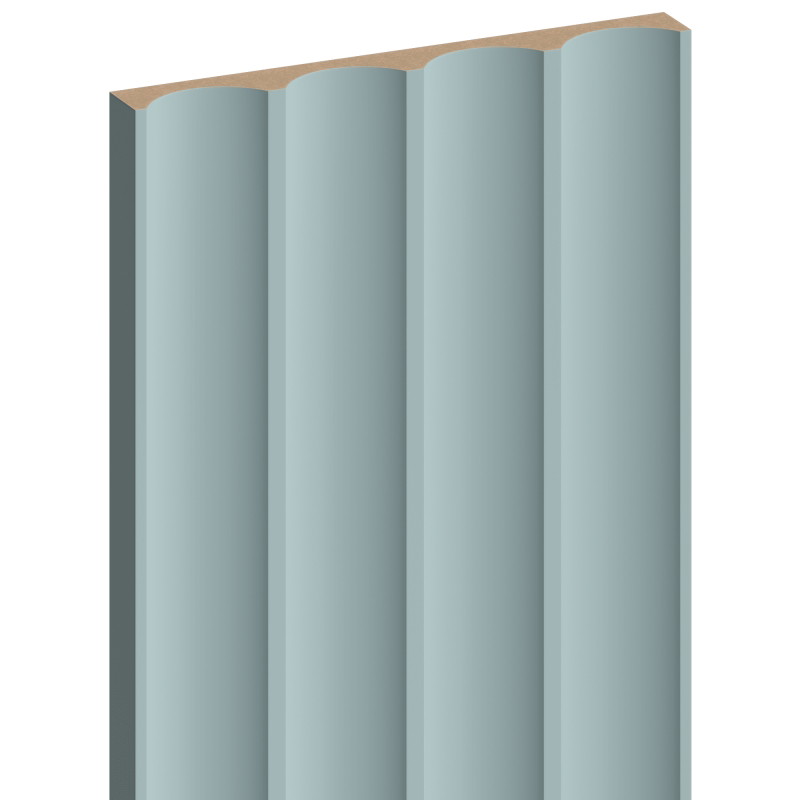 Mexen Strito 01 Strio 01 Wandpaneele gerillt 280 x 14,5 cm (2 Stk.), Grau Blau - S120-280-01-308