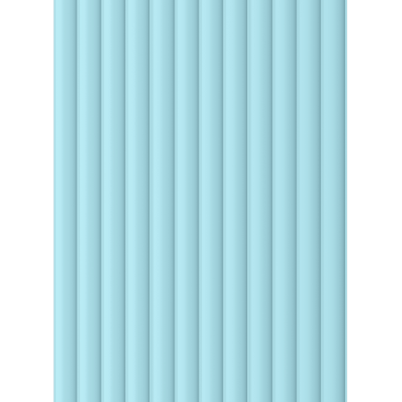 Mexen Strito 01 Strio 01 Wandpaneele geriffelt 280 x 14,5 cm (2 Stück), blau - S120-280-01-309