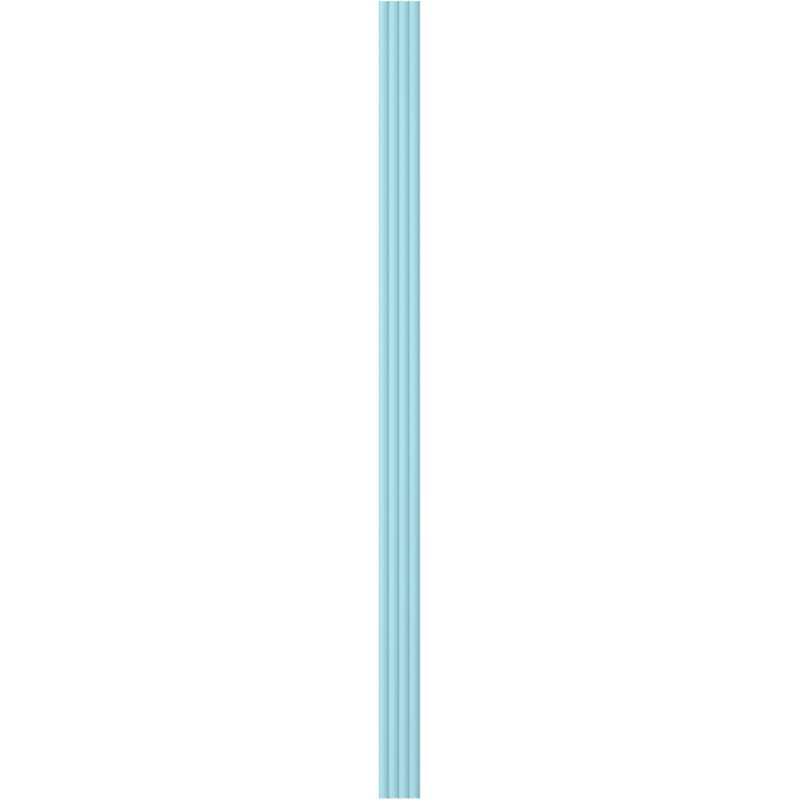 Mexen Strito 01 Strio 01 Wandpaneele geriffelt 280 x 14,5 cm (2 Stück), blau - S120-280-01-309