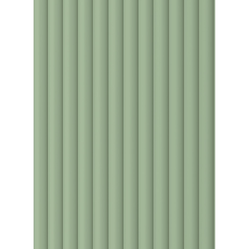 Mexen Strito 01 Strio 01 geriffelte Wandpaneele 280 x 14,5 cm (2 Stück), Salbei - S120-280-01-310