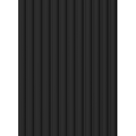 Mexen Strito 01 Strio 01 geriffelte Wandpaneele 280 x 14,5 cm (2Stk), schwarz - S120-280-01-311