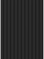Mexen Strito 01 Strio 01 geriffelte Wandpaneele 280 x 14,5 cm (2Stk), schwarz - S120-280-01-311